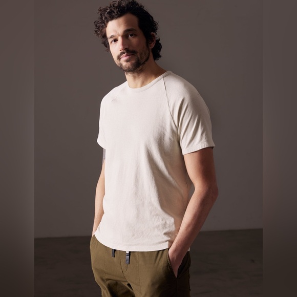 Aether Other - Buckhorn Cotton Raglan Tee - Color: BONE - SIZE L